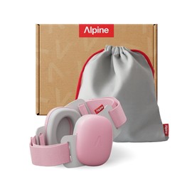 Alpine Muffy Baby Comfort - Protects Hearing for Babies and Toddlers - CE & ANSI Certified - Unique Headband for Safe fit & Comfort - Multi-adjustable for Ages 3-48 Months - 24dB Sound Reduction, Pink | Alpine Hearing Protection