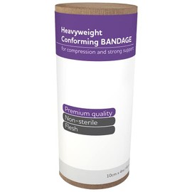Aero Healthcare AeroForm Heavy Weight Conforming Bandages 10cm x 4m, 12 count, Pack of 12