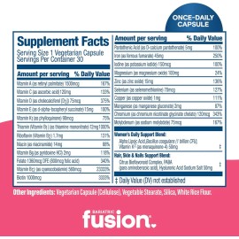 Multivitamínico Bariatric Fusion Women Suplemento Mujeres Hierro Vitamina B12