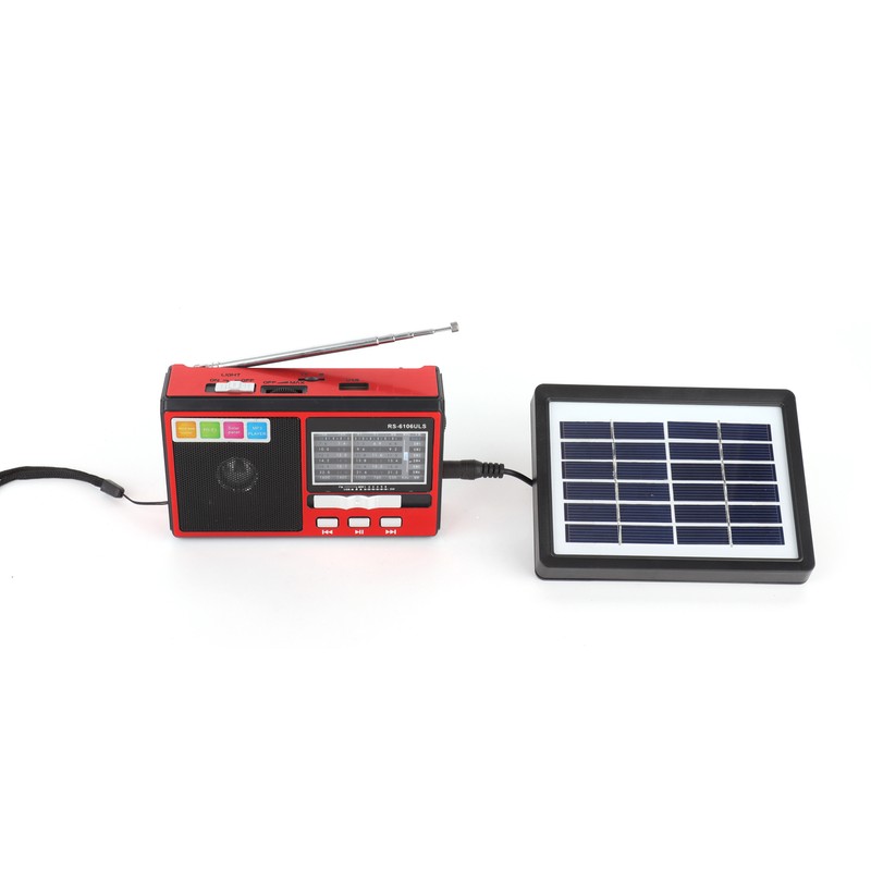 Radio FM AM SW Portable Radio Support Solar Battery Charging