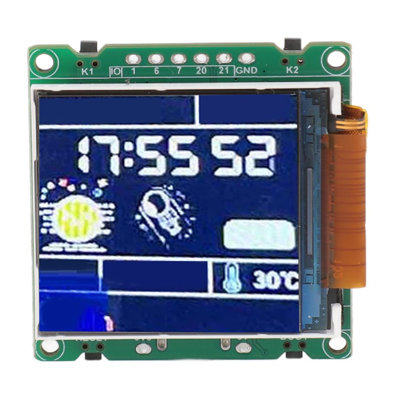 For ESP32 C3 Desktop Trinket Support WiFi Bluetooth 1.44inch LCD