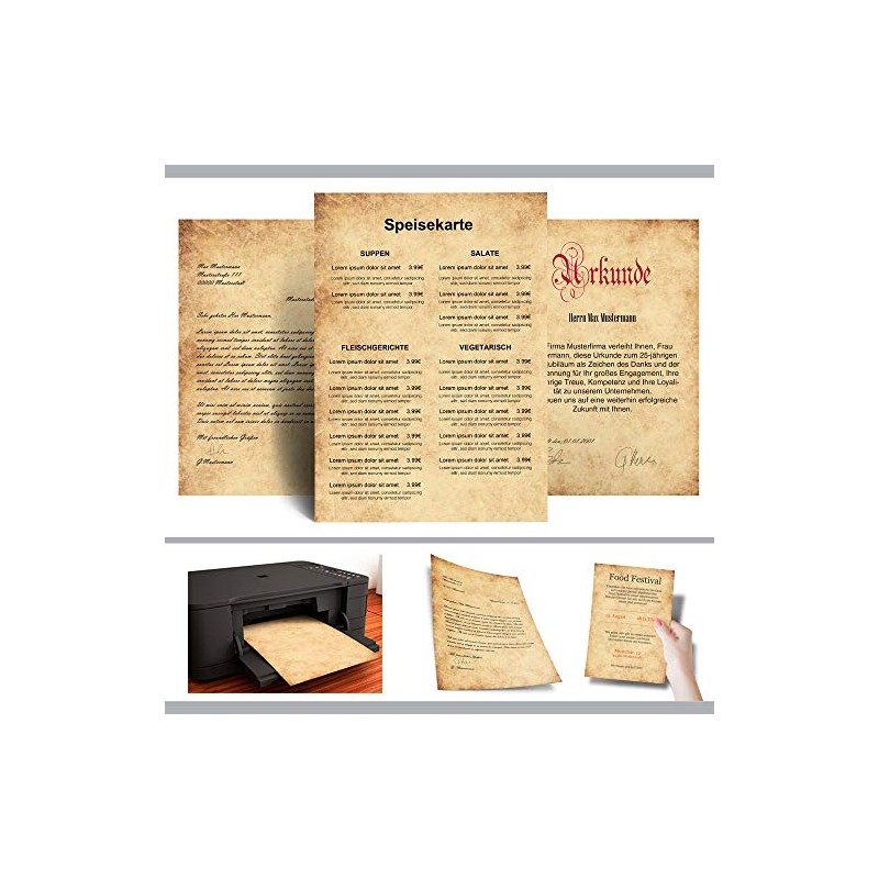 Antique & History History Letter Paper DIN A6 Format 100