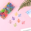 100 Pieces Airplane Shape Paper Clips Rainbow Creative Paper Clips