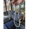 Universal Pearl Lanyard Cellphone Strap With Glass Holder Custom Handmade