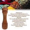 Wooden Pepper Grinder Refillable Rustproof Stainless Steel Core Manual Salt
