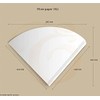 500 Size V02 White Coffee Filter Papers, Compatible with Hario