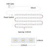 LED Makeup Mirror Lights 42LEDs Dimmable Touch Control Vanity Mirror