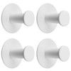 SAYAYO White Hooks for Hanging, Self Adhesive Hooks Coat Hook