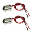 HUIQIAODS 1156 Male Adapter Wiring Harness BA15S BAY15D Headlight Tail