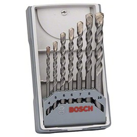 Bosch 2607017082 7 Piece Concrete -Set"CYL-3" 4-10mm Long Length Drill Bits