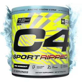 c4 sport ripped SET OF 2- C4 SPORT RIPPED- ARCTIC SNOW CONE (40 servings total)