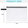 OFFCUP Document Bag A4, Pack of 5 Waterproof Zip Pockets,