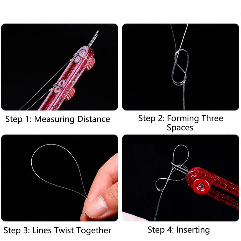 Fishing Knot Tying Tool, Adjustable Fishing Line Knotting Quick Hook