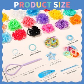 YGDZ Hair Accessories for Girls, Hair Ties for Little Girls, Hair Ties for Toddler, Baby Elastic Hair Ties, Small Hair Bands, Baby Toddlers Girls Hair Accessories