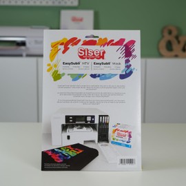 Siser® Easy Subli Pack 5+5 Thermal Transfer Film, Printable with Sublimation Printers, 5 Sheets of A4 by Easy Subli and 5 Sheets of A4 Application Tape