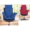 Collections Etc Extra Support Cozy Chair Cushion, Blue
