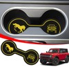 Car Cup Holder Coaster Compatible with Ford Bronco, Silicone Water