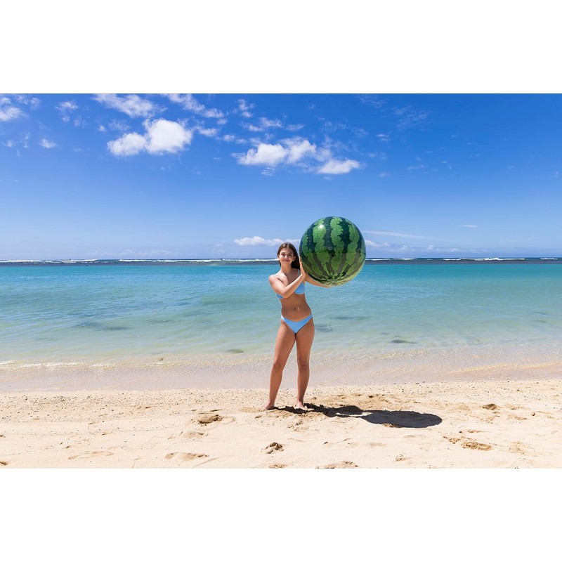 Igarashi Beach Ball 33.5 inches (85 cm), Real Watermelon Ball,