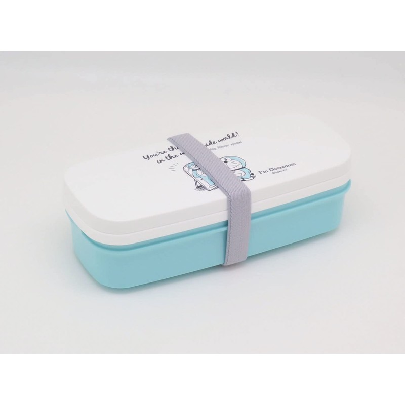OSK PW-28K Doraemon Lunch Box, 2-Tier (with Partitions), Made in