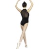 ModLatBal Leotardo para mujer con cuello halter, elastano, algodón, ballet,