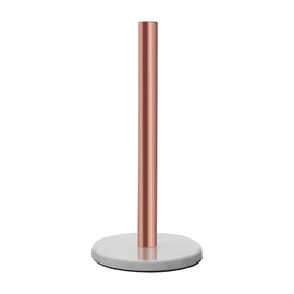 LUTAVOY Marble Paper Towel Holder Copper Plated Paper Towel Holder with Marble Base (KZ33 - Bronze)