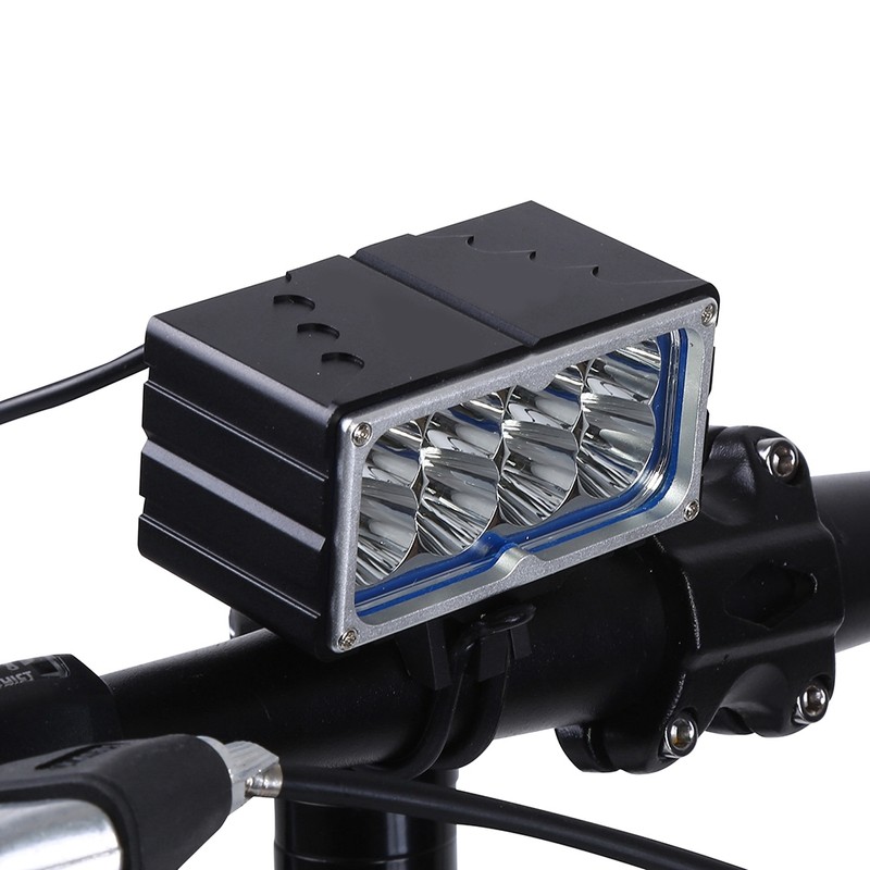 Bike LED Bright Front Lamp Rechargeable Bicycle Head Light with