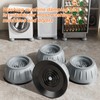 Pack of 4 Anti-Vibration Feet and 1 Hair Catcher for