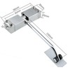 WANLIAN Spring Door Closer, Stainless Steel Adjustable Automatic Door Closer