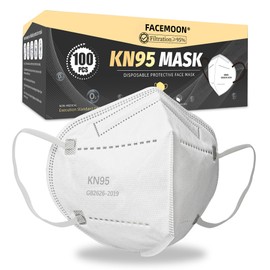 KN95 Face Mask Disposable Adults - 100 Pack Adjustable KN95 Mask 5 Layer Protection Breathable Comfortable Respirator Women Men KN95 Face Mask Individually Wrapped