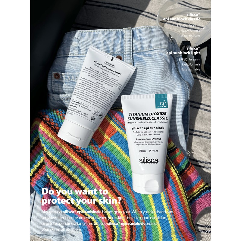 Silisca Siliska Sun Cream EPI Sunblock Classic 80ml / 실리스카