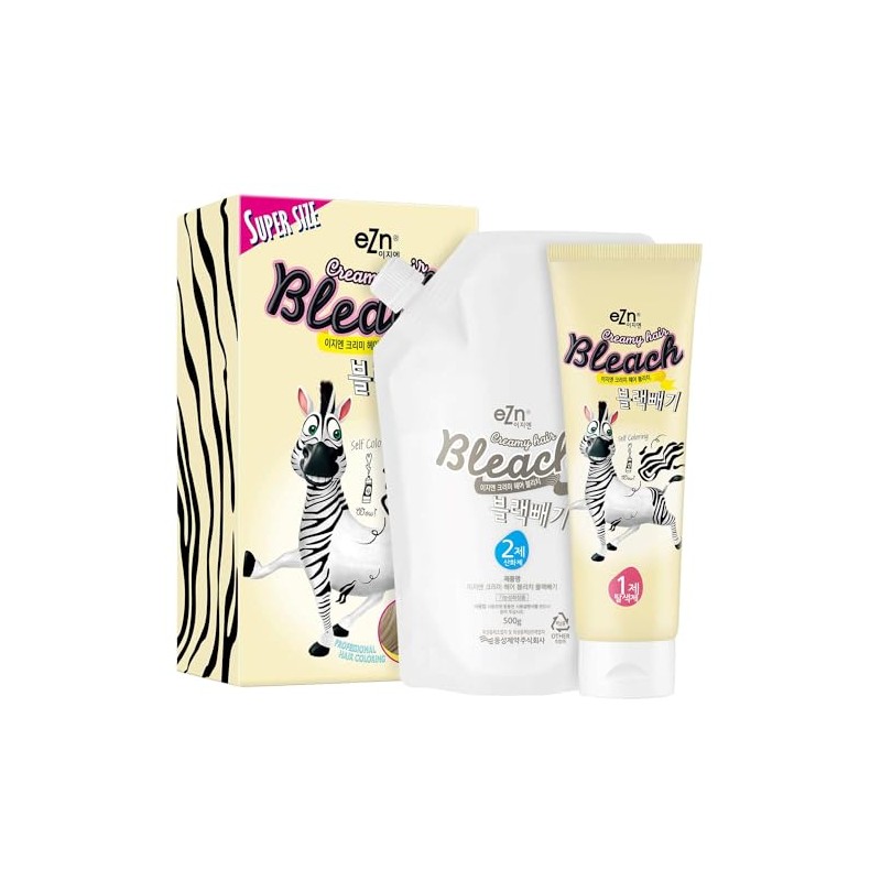 eZn Crema para el cabello blanqueador súper tamaño permanente formulada