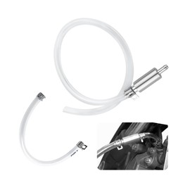 Brake Bleeder Hose,One Men Motorcycle Brake Bleeder Kit for Maintenance & Replacement of Brakes Fluid,Essential Clutch Bleeders Kit with Brakes Bleeders One Way Valve & Clamp