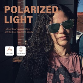 Polarized Sunglasses for Women in Classic Retro Style with UV400 Protection for Driving and Hiking