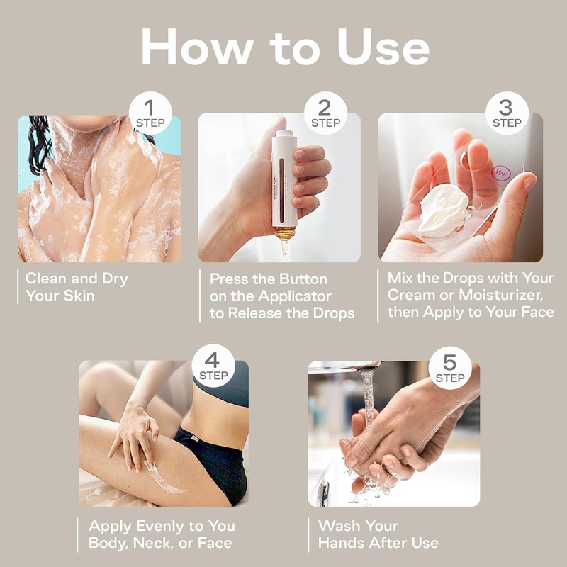 Self Tanning Drops Kit with Mixing Palette – Made in