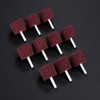 10 Pc Mounted Fiber Mop Polishing Brush Wheel for Drill