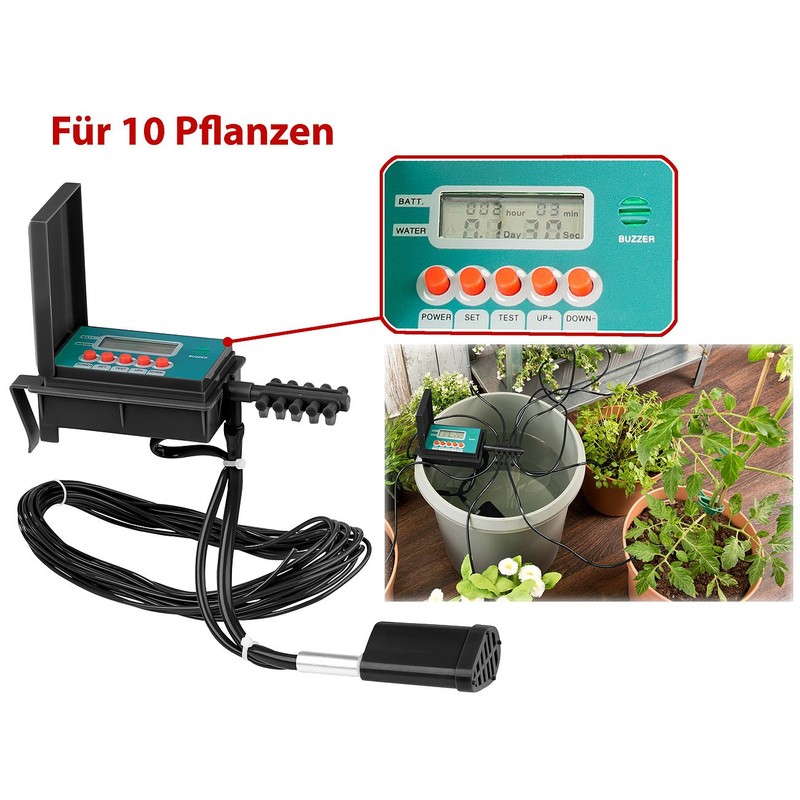 Royal Gardineer Watering System: Automatic Holiday Watering System for 10 House