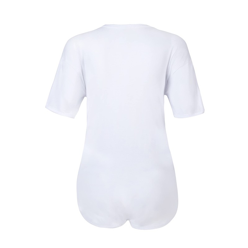 Body clásico liso Sissy Snap Entrepierna Pijamas ABDL Pañal Onesie,