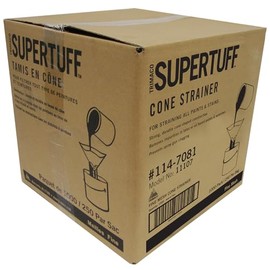 Trimaco Box of 250 11107 SuperTuff Cone Strainer, Fine Mesh