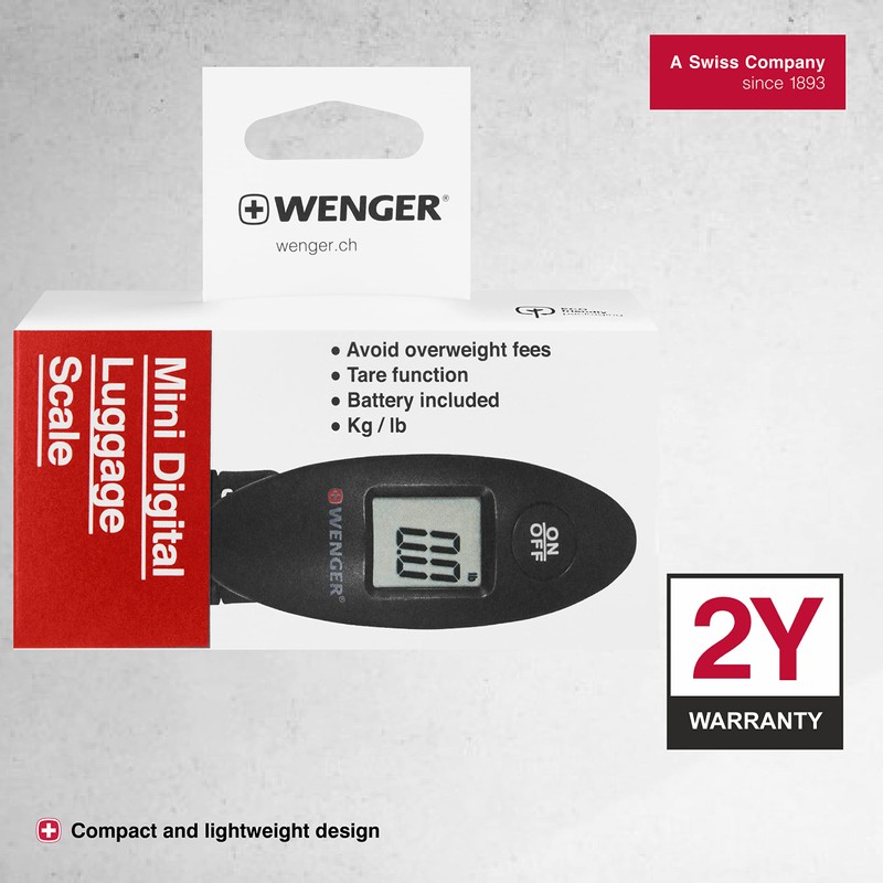 Wenger 611883 Mini Digital Luggage Ladder Black Unisex Adult Luggage