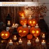Rechargeable Flameless Tea Lights Candles with Charging Station 12Pcs Battery