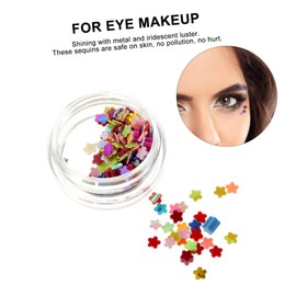 jojofuny 1set Diy Shiny Cosmetic Sequins for Eye Makeup Unique Glitter Colors for Festival Looks Parties and Everyday Use Versatile Nail Supplies Pearl White