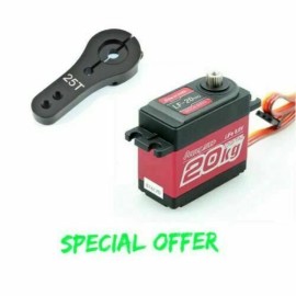 Power HD LF-20MG  W/ BLACK HORN Servo traxxas 2075 SLASH UPGRADE RUSTLER