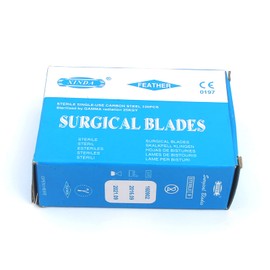 AAProTools 100 Surgi Scalpel Blades #20 Carbon Steel Sterile 25kGy Sterility Guaranteed
