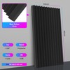 4 Pack Sound Proof Foam Panels, 48"×24"×2" Soundproof Wall Panels
