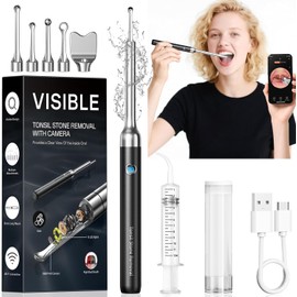 Tonsil Stone Remover with Camera - Upgraded Visual Tonsil Stone Removal Kit