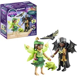 PLAYMOBIL Forest Fairy y Bat Fairy con Animales del Alma