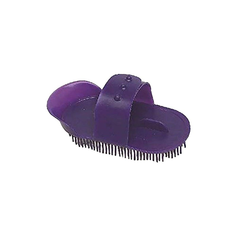 Lincoln Plastic Curry Comb - Pink - Small