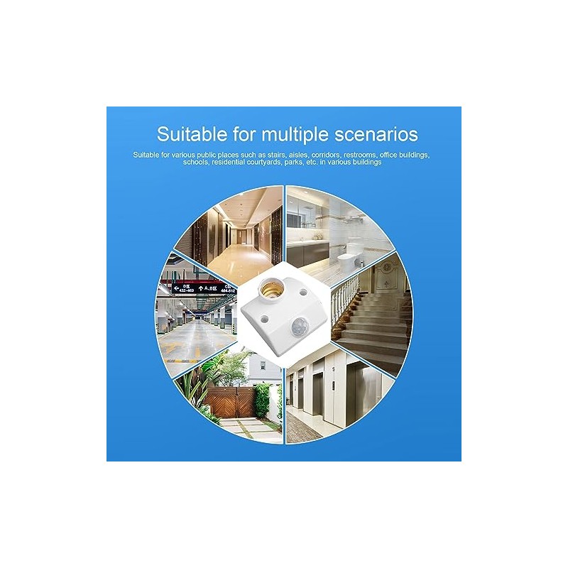 Portalmpara con Sensor de Movimiento Pir