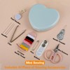 Cobee 2-Piece Mini Sewing Project Set, Portable Travel Sewing Repair