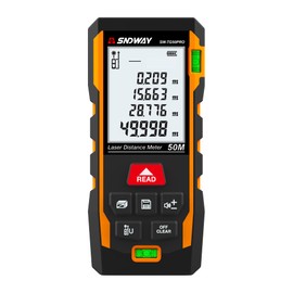 Laser Distance Measure Metre 50m Range Finder rangefinder Measure Tape Laser Tools Build Device SW-TG50